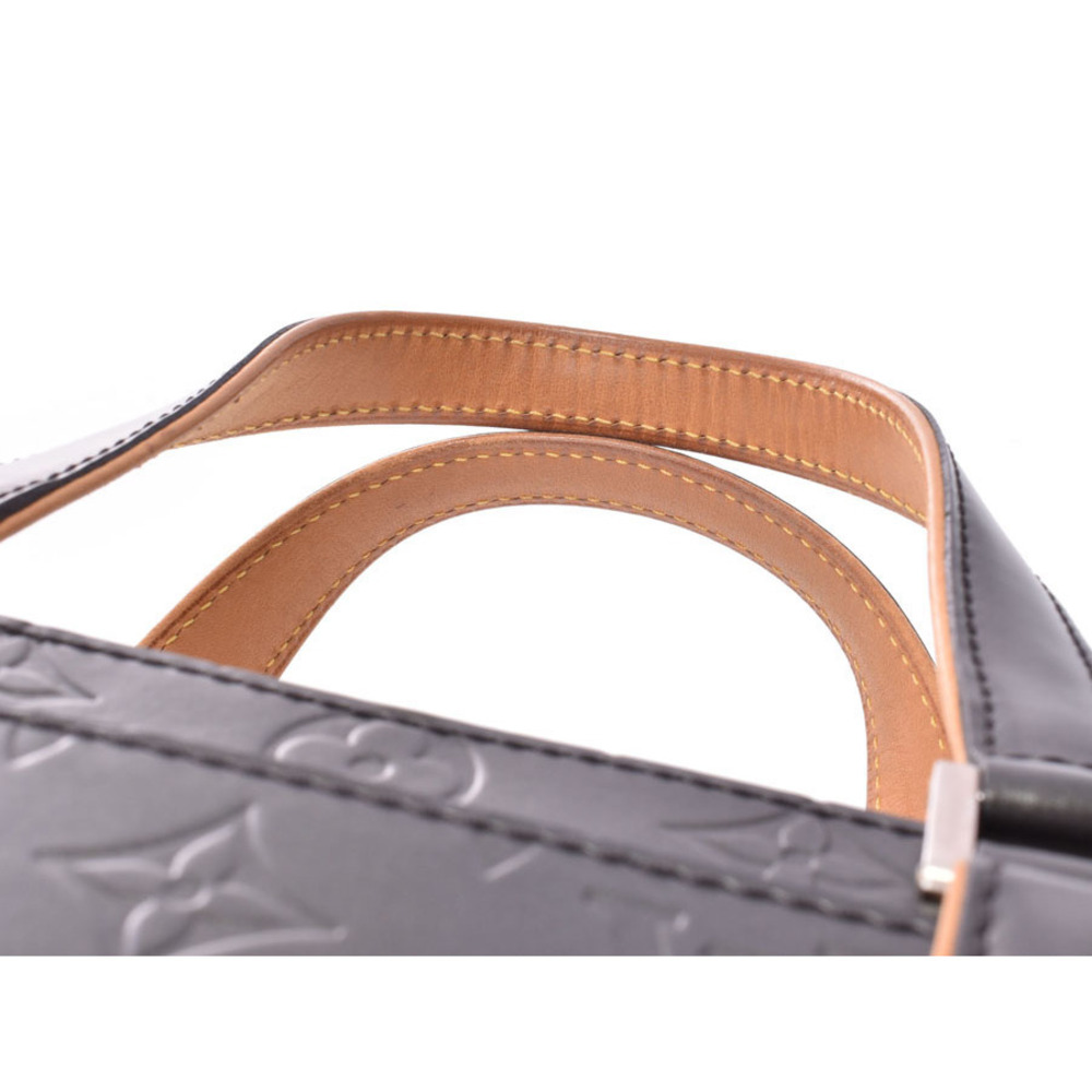 Louis Vuitton Leather Shelton Black Matte Monogram Handbag - Picture 4 of 11